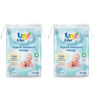 Baby Bebek Temizleme Pamuğu 60 Adet 2li paket
