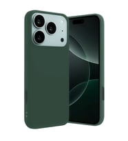 Iphone 17 Nano Içi Kadife Silikon - Koyu Yeşil