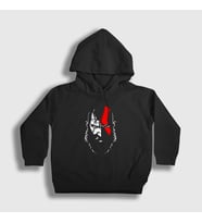 Presmono Unisex Çocuk Siyah Kratos God Of War Kapüşonlu Sweatshirt 405302tt