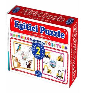 Eğitici Çark Puzzle Hayvanlar ve Taşıtlar Diytoy