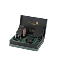 Polo Air Erkek Mıknatıslı Cüzdan Kemer Çakmak Kombin Seti Siyah Renk CM-04-S