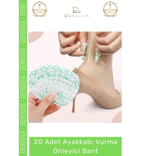 #TopukKoruyucu Şeffaf Topuk Koruyucu Su Geçirmez Nasır Karşıtı Jel 20 Adet Ayakkabı Vurma Önleyici B