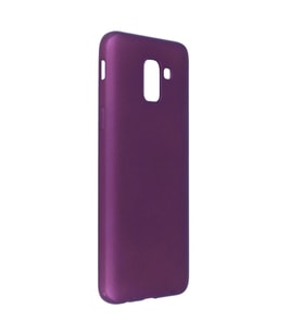 Durukar® Samsung Galaxy J6 Kılıf First Silikon - Mürdüm