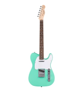 Squier 0379670549 Debut Telecaster Elektro Gitar (Sea Foam Green)  Pastel Yeşil Renk Dayanıklı Donanım ve Net Tonlar
