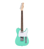 Squier 0379670549 Debut Telecaster Elektro Gitar (Sea Foam Green)  Pastel Yeşil Renk Dayanıklı Donanım ve Net Tonlar