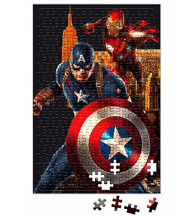 Captain America Puzzle 240 Parça Yapboz