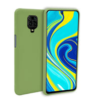 Xiaomi Redmi Note 9 Pro İnce Mat Silikon Kılıf Yeşil
