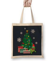 Kermit Around The Christmas Tree Muppets Bez Çanta Uzun Saplı