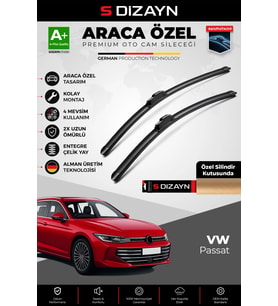 Drs Tuning Passat B9 Ön Cam Silecek Seti 2024 Üzeri Premium Araca Özel 65-45 Cm A+ Kalite