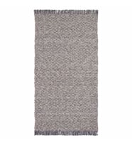 Kilim ,Halı, Siyah-Natürel 80x150 cm IKEA Yıkanır Halı %100 pamuk