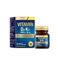 Nutraxin Vitamin D3 K2 Vitamin D Ve K İçeren Takviye Edici Gıda 120 Tablet