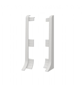 Linela Pvc Süpürgelik Açık Gri - LNL413 Bitiş Kapağı Aksesuarı (1 Paket - 2 Adet)