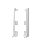 Linela Pvc Süpürgelik Açık Gri - LNL413 Bitiş Kapağı Aksesuarı (1 Paket - 2 Adet)