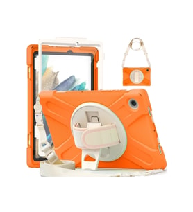 Mey İthalat® Samsung Galaxy X200 Tab A8 10.5 Kılıf Amazing Tablet Kapak - Turuncu