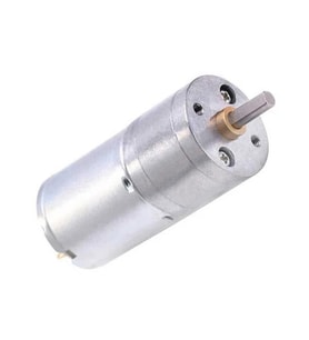 6V 25mm 1360 RPM Yüksek Torklu Mini DC Redüktörlü Motor