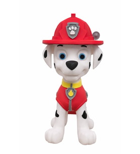 Marshall Paw Figürü – 3D Baskı Dekoratif Çocuk Koleksiyon Figürü – Masaüstü Dekor (Siyah - Kırmızı - Beyaz)