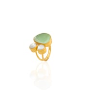 Kadir Jewellery 22 Ayar Altın Kaplama Kadın Zirkon Taşlı Yüzük-El İşçiliği Ve Özel Tasarım