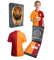 Galatasaray Orijinal Lisanslı 23-24 Parçalı Sarı Kırmızı Çocuk 5 Yıldızlı Aslan Baskılı H (Sarı-Kırmızı)
