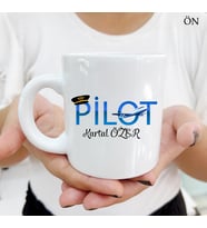 Pilot Renkli Tasarımlar ve Dekoratif Kişiye Özel Kupa Bardaklar