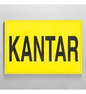 Kantar Uyarı Levhası 40x60cm (Karışık)