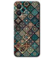 Redmi Note 12 5G Kılıf HD Desen Baskılı Kılıf - Mandala Desen