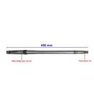 E-Yük Arabası Stmax Gf 700 Aks 490 Mm Bilya Yatağı 25 18 Freze Öm