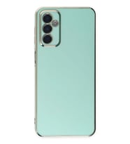 Galaxy M23 Kılıf Volet Silikon - Açık Yeşil