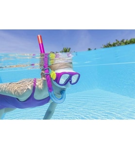 Bestway Çocuk Şnorkel Set Essential 7 Yaş Üzeri (Pembe)