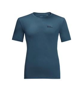 Jack Wolfskin Tech Erkek Tişört - Dark Sea