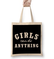 Girls Can Do Anything Bez Çanta Uzun Saplı