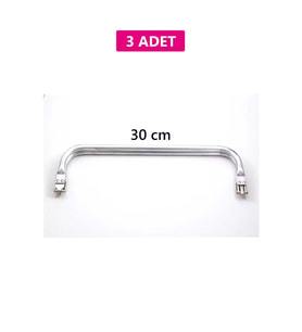 Gizli Metal Çanta Bursu - 3 Adet - 30 cm - Metal Çanta Aparatı Çanta Aksesuarı