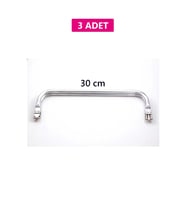 Gizli Metal Çanta Bursu - 3 Adet - 30 cm - Metal Çanta Aparatı Çanta Aksesuarı