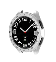 Vendas Samsung Galaxy Watch 6 Classic 43mm Uyumlu Gard-29 Sert PC Kasa ve Ekran Koruyucu (Beyaz)