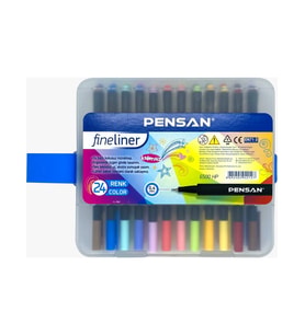 Fineliner 0,4 mm Yeni Teknoloji Uç 24 Farklı Renk