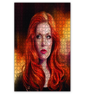 Cakapuzzle Abaddon Supernatural Fanart Puzzle Yapboz MDF (Ahşap) (120 Parça)