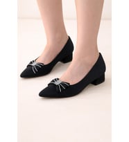 Trendyshose 05357 Taşlı Rahat Kadın Topuklu Ayakkabı