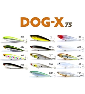 FUJIN Dog-x 7.5cm 8.5gr Su Üstü Maket Balık 112 Crystalline