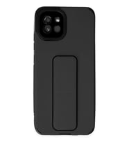 Northcity Samsung Galaxy A03 Uyumlu Kılıf Mega Standlı Silikon - Siyah