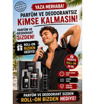 BLACK MAGİC Erkek Parfüm Seti 90 ml Parfüm + 150 ml Deodorant +Rollon