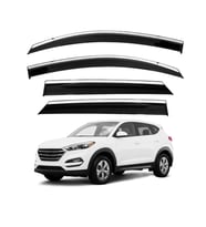Mega Oto Market Sunpleks Krom Cam Rüzgarlığı Hyundai Tucson 2015- Sonrası ile uyumlu