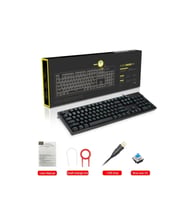 K610 Mekanik Klavye Yanlar Rainbow Arka Işık Mavi Outemu Blue Switch Klavye