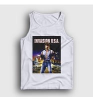 Presmono Unisex Beyaz invasion Chuck Norris Atlet 257212tt (Beyaz)
