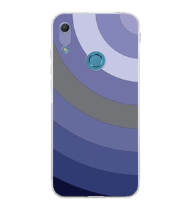 Huawei Y6 Pro 2019  Kamera korumalı Kapak Renk Cümbüşü Tasarımlı  Şeffaf Kılıf