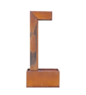 Corten Tekli Su Perdesi