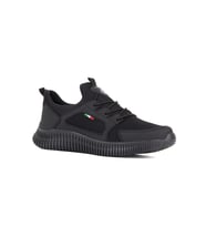 Vojo Aqua Rahat Taban Bağcıksız Erkek Sneaker Spor Ayakkabı (Siyah)