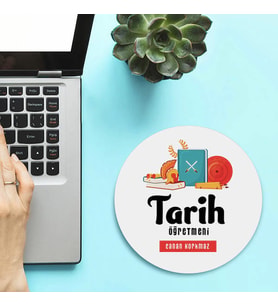 Kişiye Özel Tarih Öğretmenlerine Hediye Mousepad