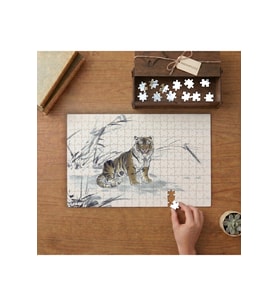 Kaplan - Çizim Tasarımı 240 parça Ahşap Puzzle Ahşap Kutuda MP04462