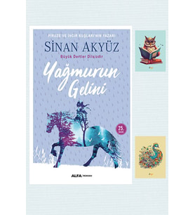 Yağmurun Gelini - Sinan Akyüz - Alfa Yayıncılık - 9786051714486 - Not Defterli Seti (Renksiz)