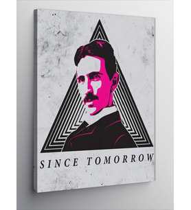 Kanvas Tablo Nikola Tesla