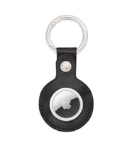 Apple AirTag Uyumlu Deri Anahtarlık Arta RST1 Siyah (Karışık)